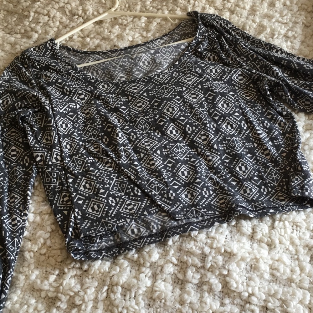 Long sleeved crop top!